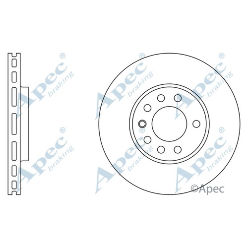 Brake discs vented - 2x,